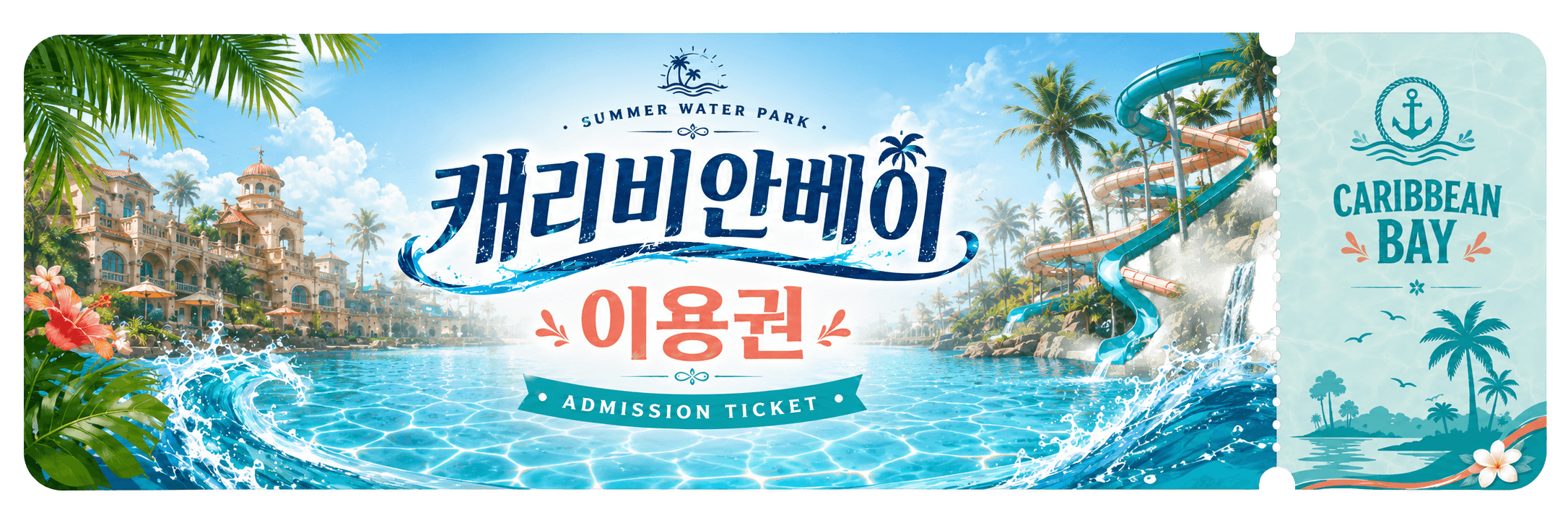 캐리비안베이 워터파크 이벤트 이미지